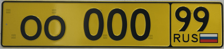 Дубликаты ГРЗТС Тип 1Б (520х112 мм, С отверстием, , , Шт)